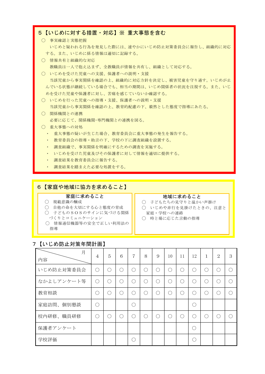 20260401　富田小学校いじめ防止基本方針（全文）.pdfの2ページ目のサムネイル
